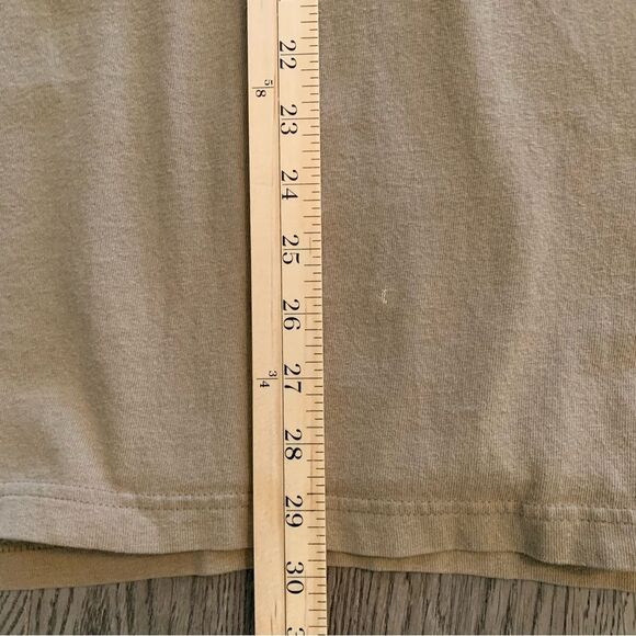 Carhartt T-Shirt Men’s Large Tall Khaki Short Sleeve Loose Fit. - Picture 10 of 12